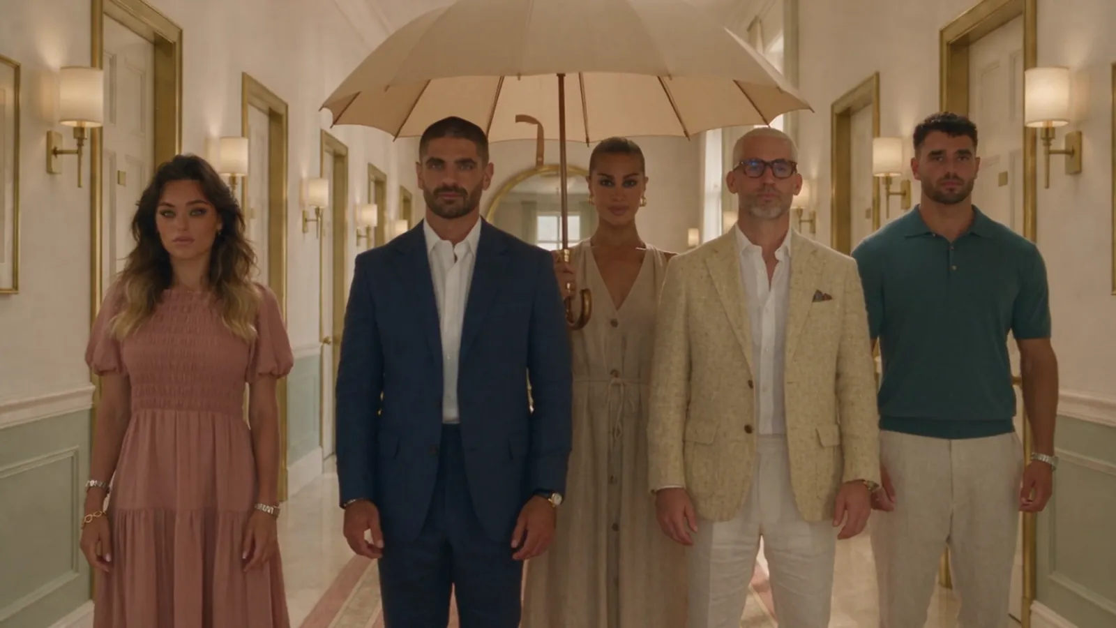 The five AI personas, together (AI-generated film)